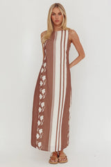 Dayla Sleeveless Waist Tie Maxi Dress Palma