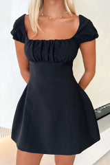 Arlette Mini Dress - Black
